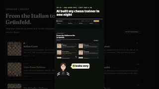 AI built my chess trainer in one night