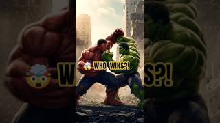 HULK vs RED HULK | UNSTOPPABLE POWER 💪💥 #Shorts