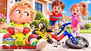 Henry Wants to Ride a BIG Bike… Then His Dad Builds Him THIS! 🚲💡 | Slow English (A2 Level)