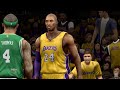 NBA 2K16 LA Lakers Vs Boston Celtics 1080p60fps 