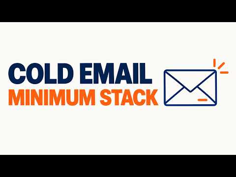 The Minimum Stack for Cold Email in 2026 (What You Actually Need)