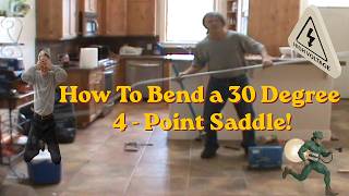 How To Bend a 4 - Point 30 Degree Saddle !