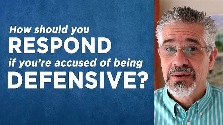 How Should You Respond If You're Accused of Being Defensive? | Little Lessons with David Servant