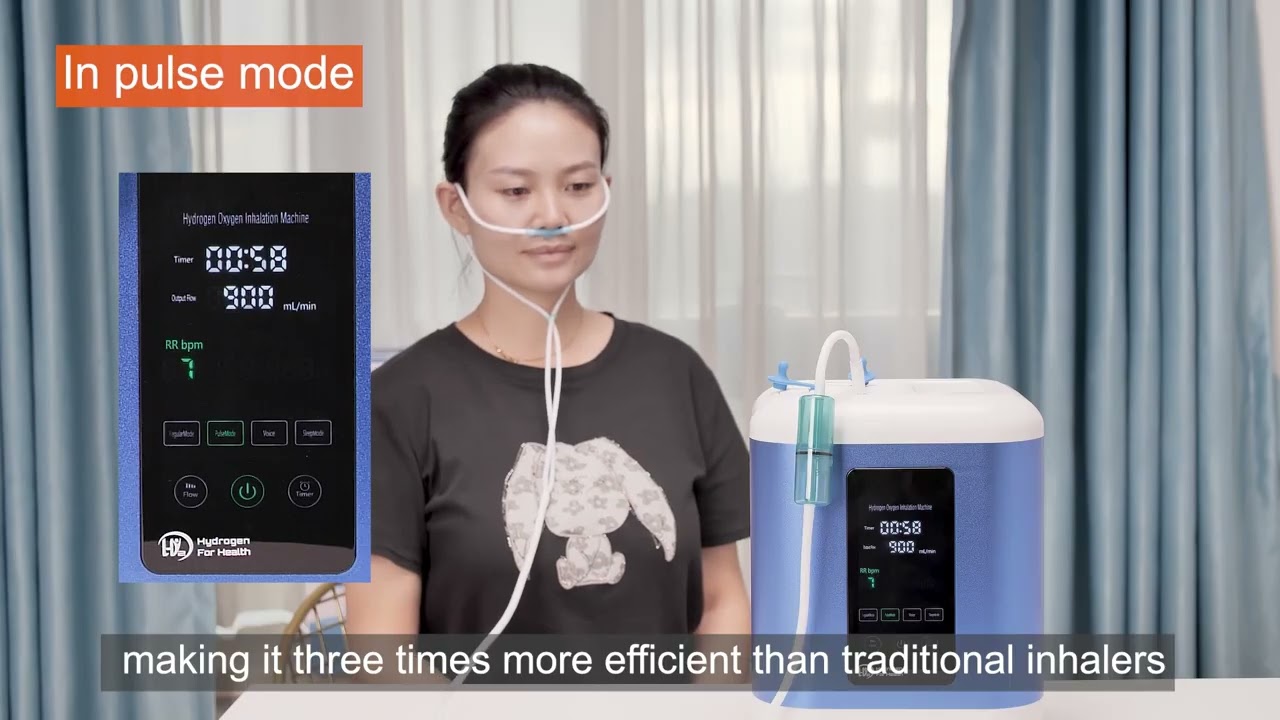 Best Hydrogen Inhaler, HX900 Pure Hydrogen Inhaler with PULSE mode