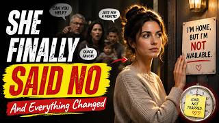 Full She Finally Said NO — And Everything Changed | Inspiring Short Story | Book Voice Zone #motivation Guide