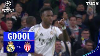 ¡O REY VINI! Golazo del brasileño | Real Madrid vs Monaco | UEFA Champions League -J7 2025-26 | TUDN