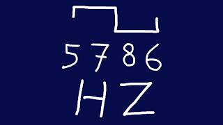 5786 hz square