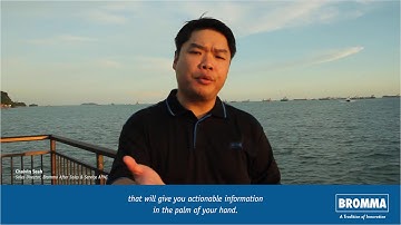 Bromma Spreader Monitoring System introduced by Chalvin Seah