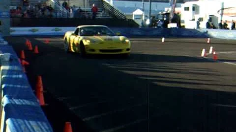 Barrett Jackson Bondurant demo ride - GM test ride tent