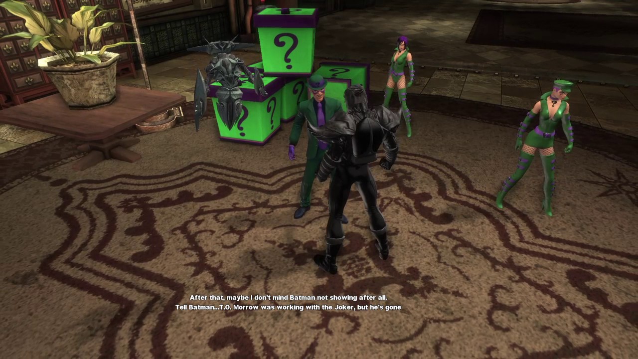 DC Universe Online - KcCrow VS The Riddler - Final Cutscene - YouTube