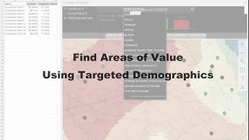 Location Analysis for Excel (Trailer)