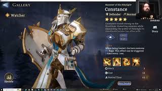 Watcher of Realms - Thoughts on Constance, Alaura, Dalyn, Theowin, and Hollow