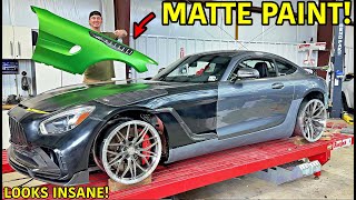 Rebuilding A Wrecked Mercedes Amg Gts Our Toughest Paint Job Yet