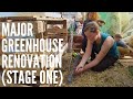 It’s time to use the greenhouse for growing - part 1 [the cleanup]