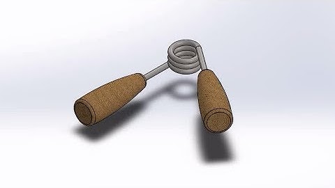 How to make Hand Gripper in Solidworks | Tutorial