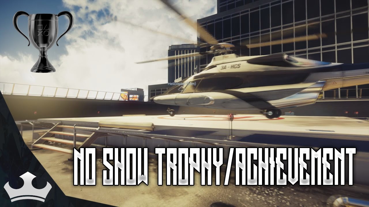 No Show Trophy/Achievement - Prey