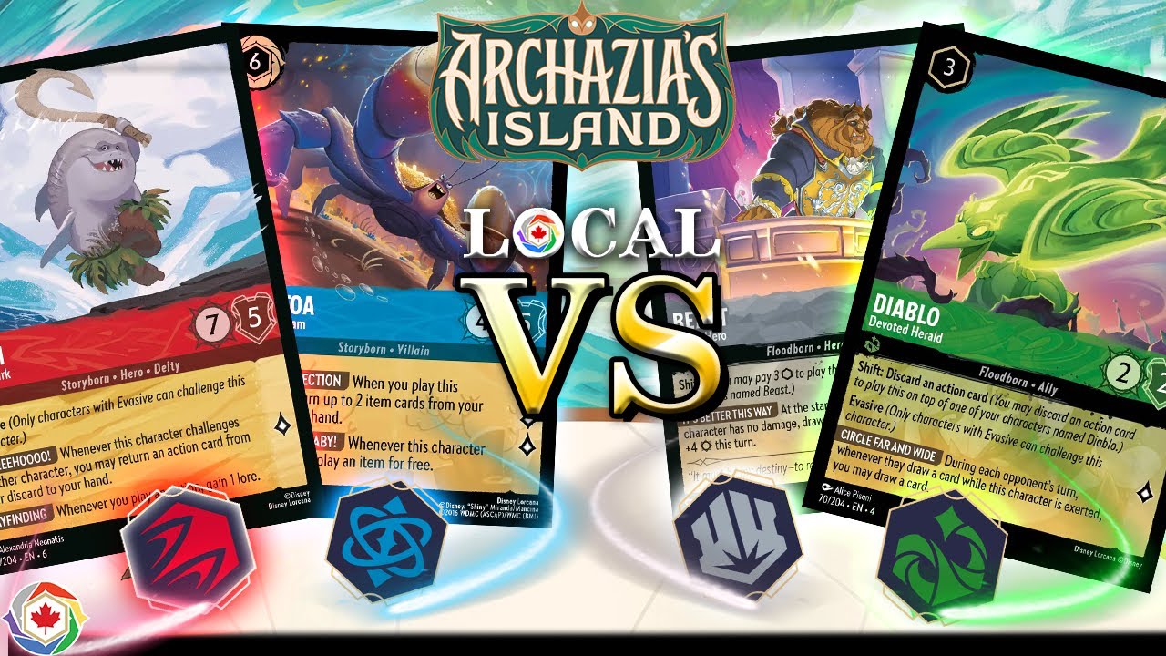 Ruby Sapphire Needs A Nerf? Lorcana Archazia's Island Local Match