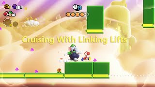 Super Mario Bros. WONDER - Cruising With Linking Lifts | 2 players | 2024