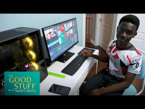 Meet the 14-year-old animator who got hired to work on latest 'Spider-Man' film | The Good Stuff