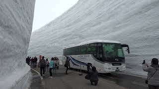 Worlds Most Insane Snow Canyon 17M 54Ft High Murodo Snow Corridor In Tateyama, Japan