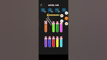 How to complete 345 to 346 Level Water color sorting game Latest tricks 2023