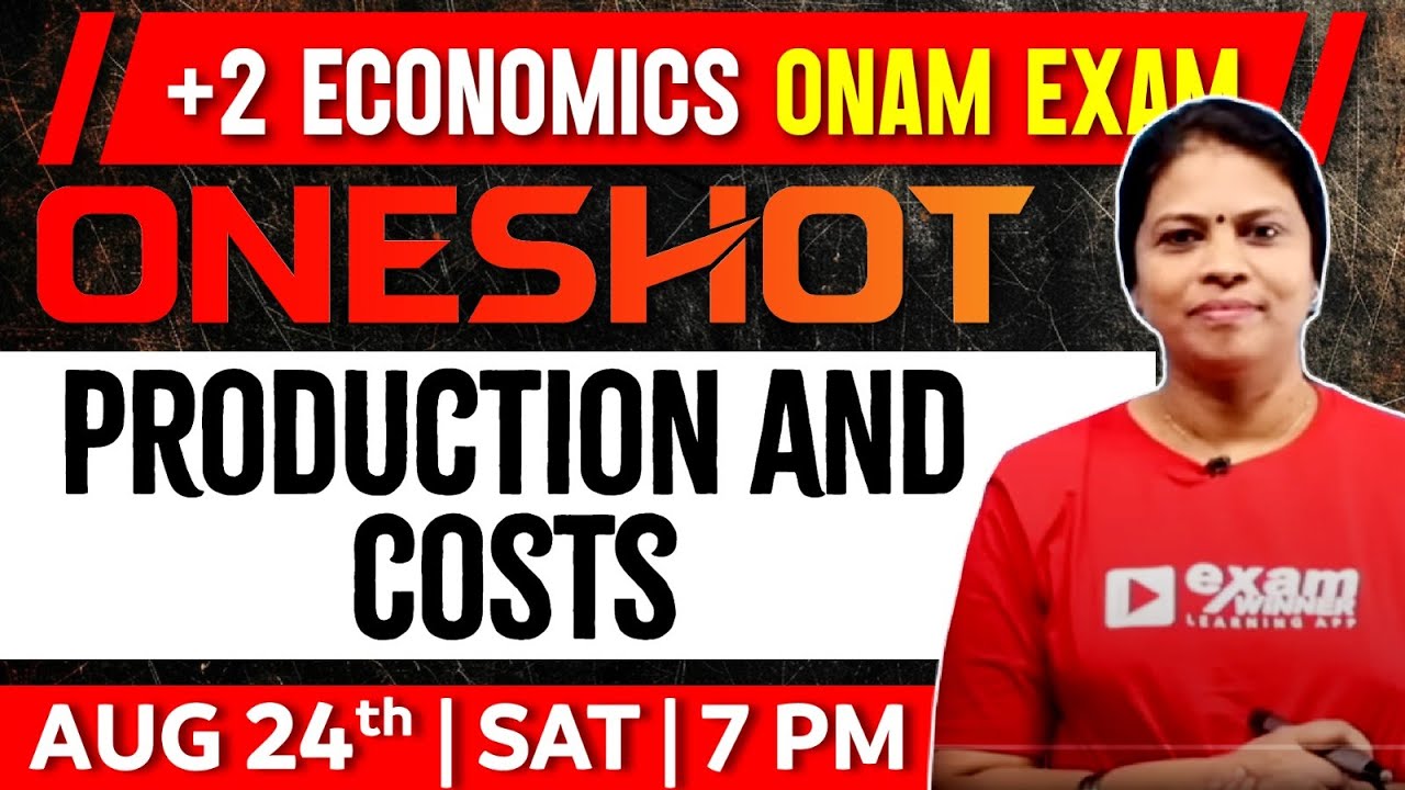+2 Commerce | Micro Economics | Production And Cost | Oneshot | Exam Winner Class Plus two