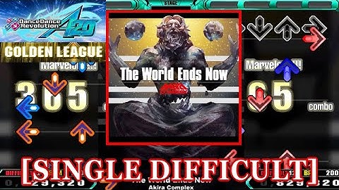 【DDR A20】 The World Ends Now / Akira Complex [SINGLE DIFFICULT] 譜面確認+Clap