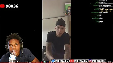 ISHOWSPEED FACETIMES CENTRAL CEE ON STREAM...