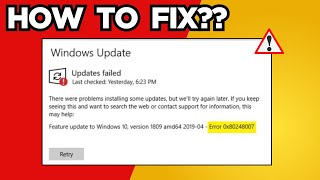 How To Fix Windows Update And Install  Error 0x80070020