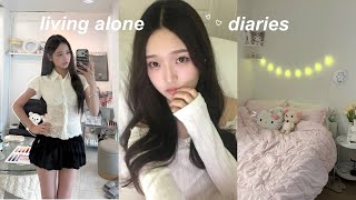 LIVING ALONE DIARIES🍥: decorating & cleaning my apartment, wisdom teeth surgery, cooking & cute haul