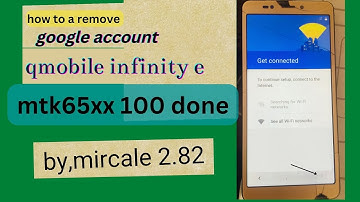 qmobile infinity e frp bypass google account solve by mircale update