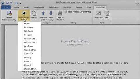 How to Install and Use Microsoft Word Integration for Maximizer CRM