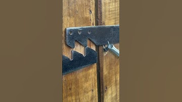 Simple idea with automatic gate latch lock # mechanism lock # DIY # Sliding door # New design