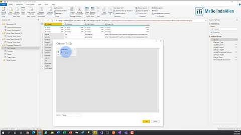 Creating a Custom Table in the Microsoft Power BI Query Editor