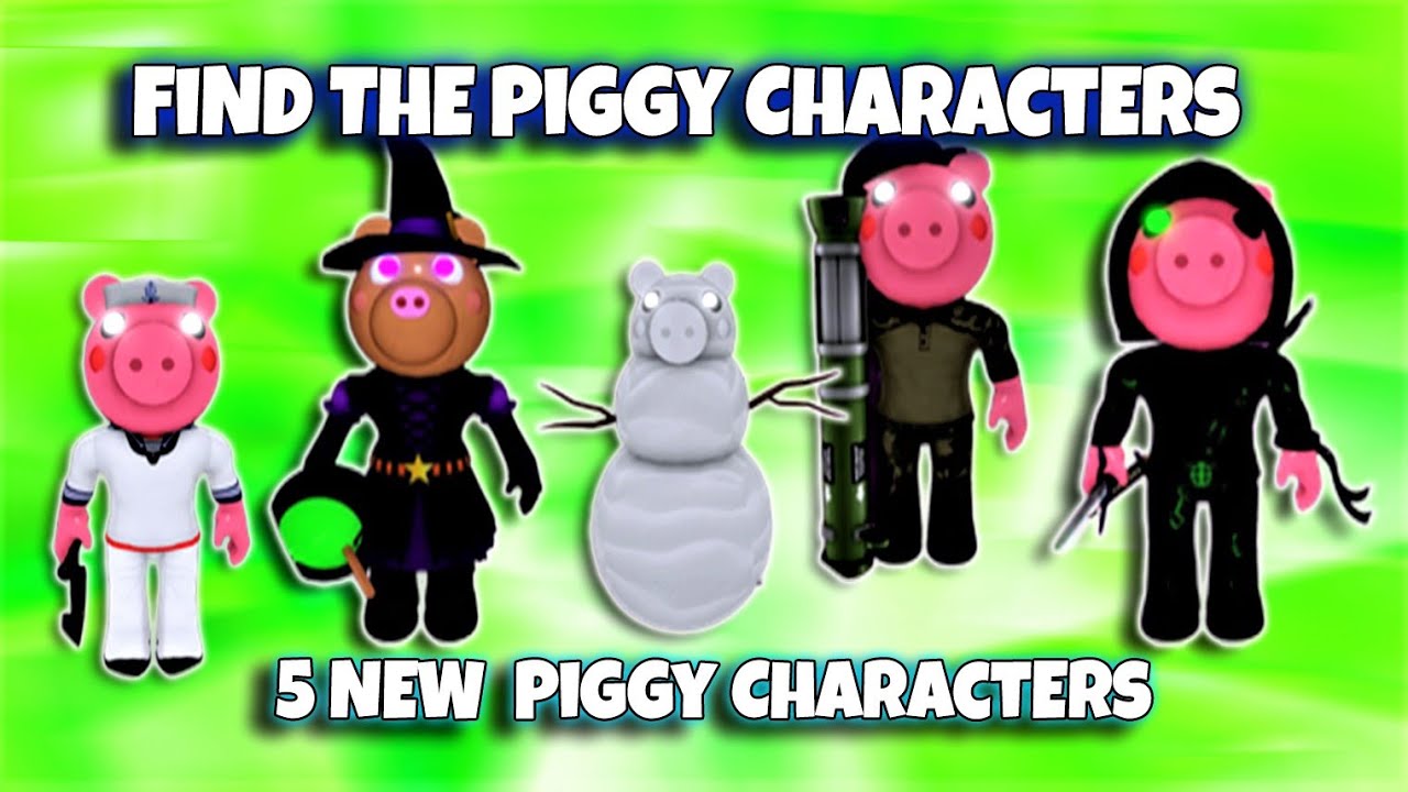 ROBLOX Find The Piggy Characters 5 New Piggy Characters YouTube 