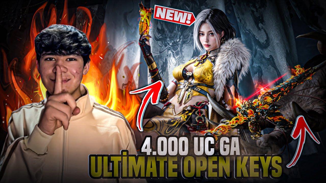 😳Yangi ultimate 4000 uc ga open 🤩keys qildim nimalar tushdi🥶