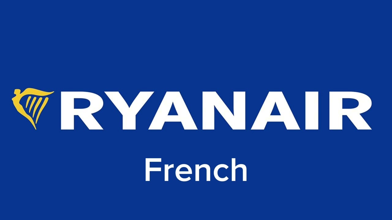 RYANAIR SAFETY DEMO FRENCH 🇫🇷 🇧🇪