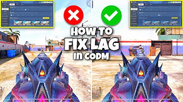How To FIX LAG & FPS DROP In Call Of Duty Mobile 2025 😍 | HOW TO FIX LAG IN CODM
