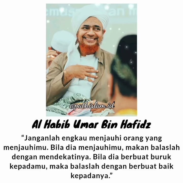 status WhatsApp dan Instagram habib Umar bin hafidz Yaman