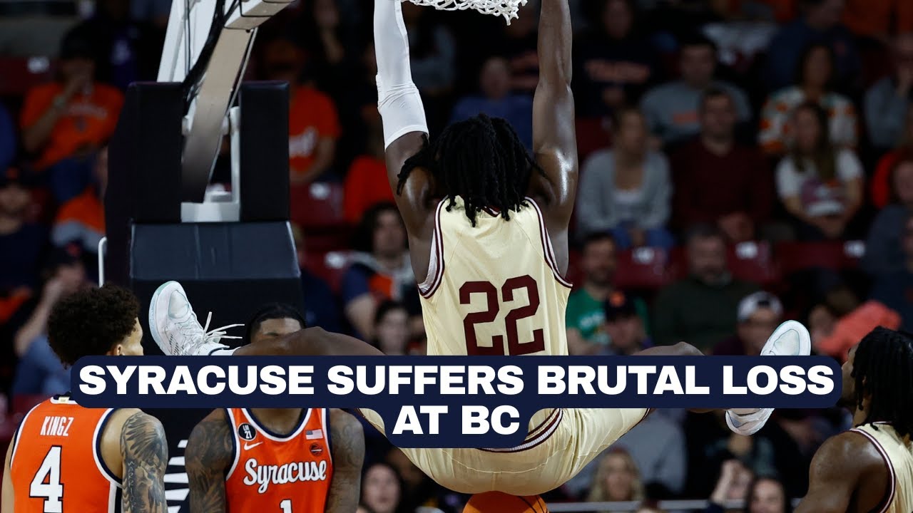Syracuse basketball suffers brutal overtime loss at Boston College