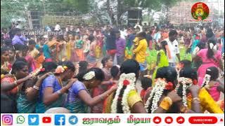முளைப்பாரி திருவிழாவில் உற்ச்சாகமாக ஆட்டம் பாட்டத்துடன் கொண்டாட்டம்