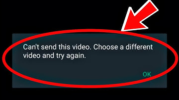 WhatsApp Video Status Not Sending Problem Solve | Can
