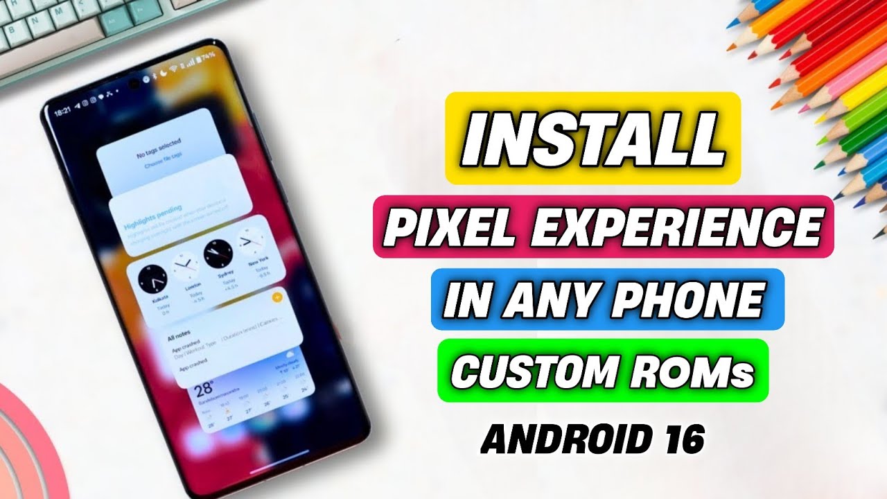 How To INSTALL Pixel Experience Rom | Install Custom ROMs In Any Phone ...