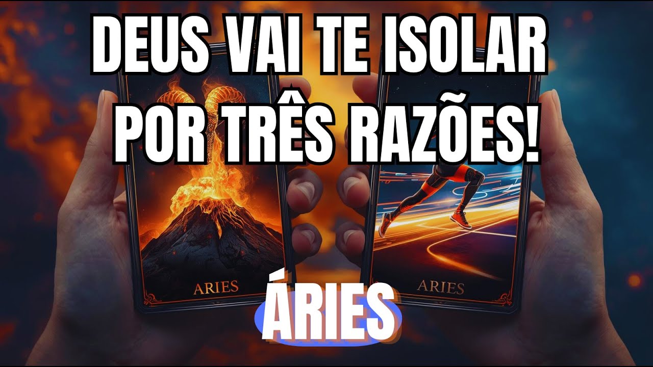 ÁRIES: ♈😢 DEUS VAI TE ISOLAR POR ESSAS TRÊS RAZÕES NÃO FIQUE COM MEDO 🔮💫 O TARÔ REVELA TUDO!