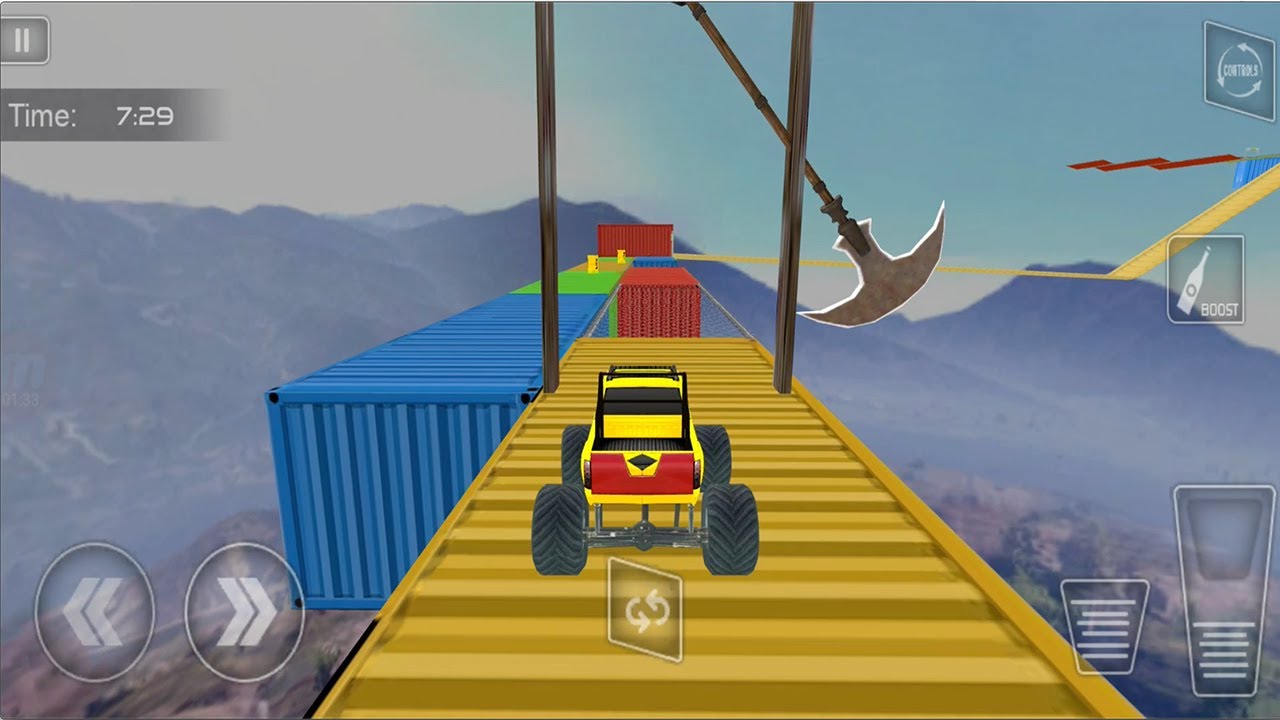 Impossible Monster Truck Racing #3 - Car Games Android Gameplay HD