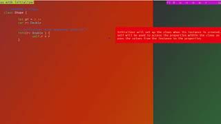 Swift Tour_C13 - A simple class with initializer