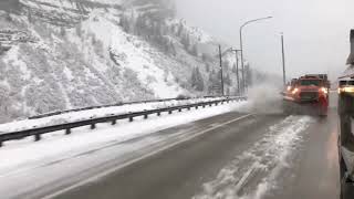 Snow Plows Clear Roads as Winter Storm Hits Utah