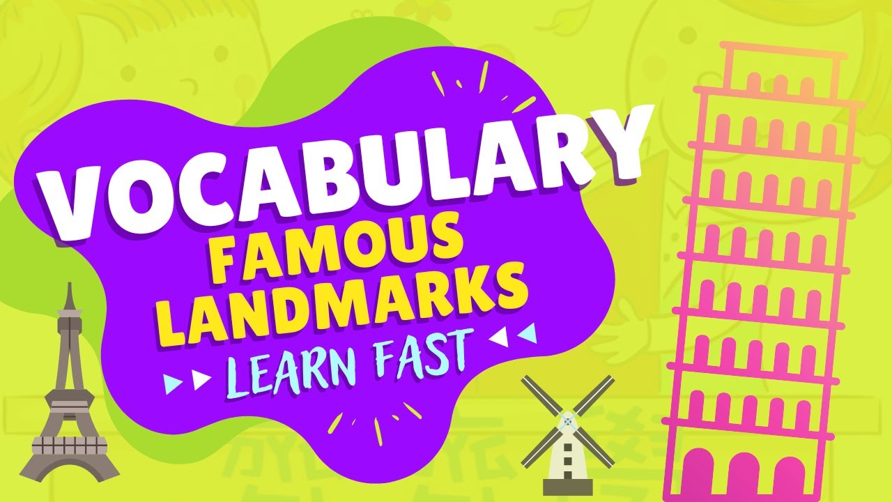 Vocabulary | Famous Landmarks｜#englishspeaking #learnfast #landmarks  #worldwide  #著名 #建築物 #country