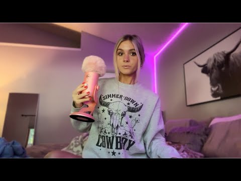 ASMR| Cozy Clicky Whisper Ramble With Mic Fluffs