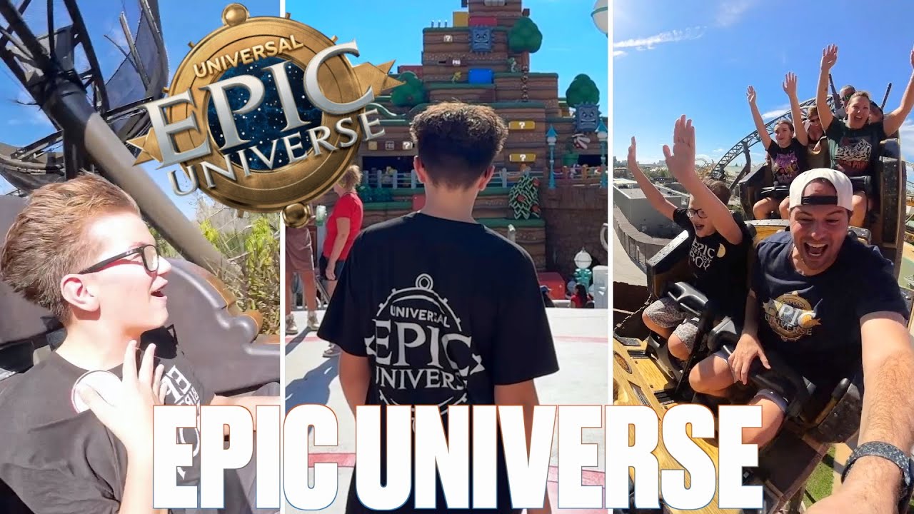 13 RIDES IN 13 HOURS | GOING ON EVERY RIDE AT EPIC UNIVERSE | FIRST ...